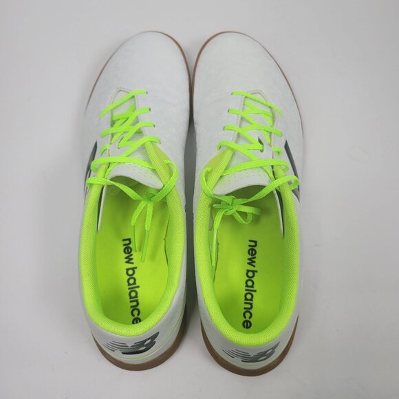 New Balance Visaro Men's White/Neon Green Soccer Shoes MSVRCIWT US Size 9.5 - Picture 5 of 8